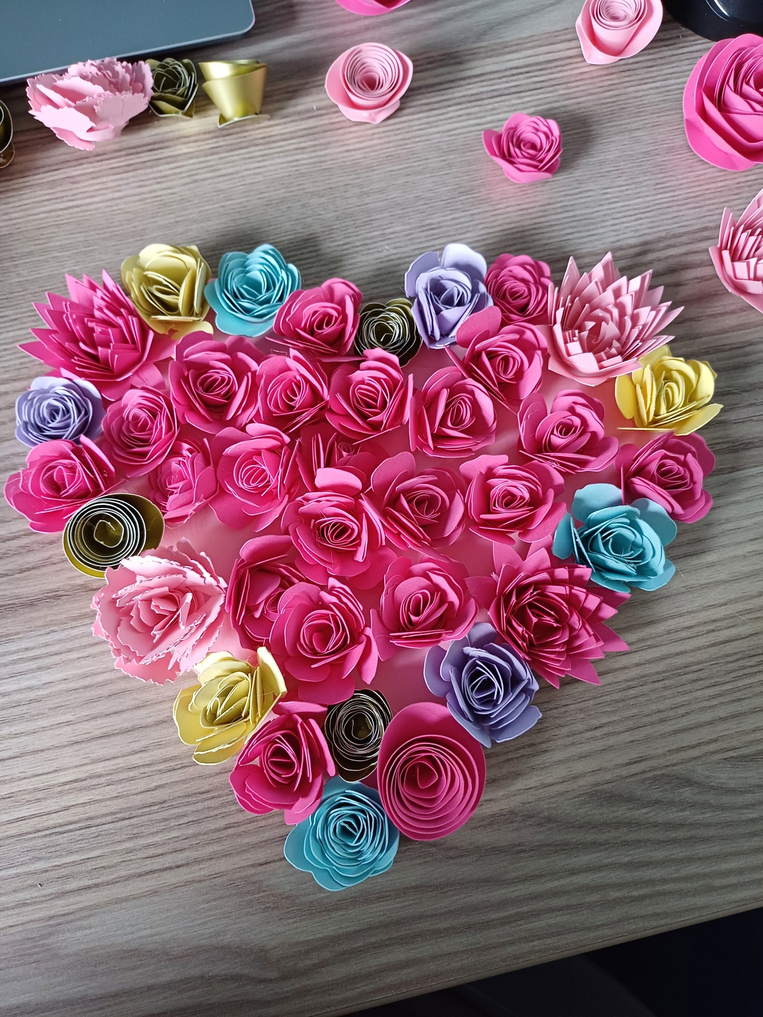 Colourful Paper Flowers