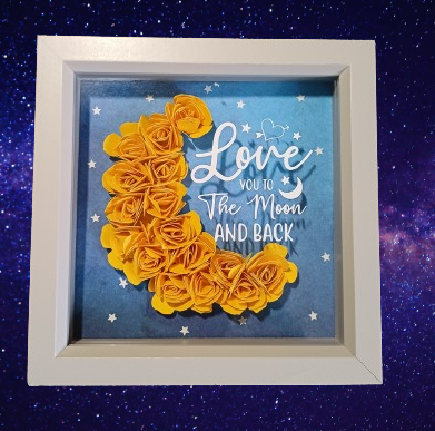 Love you to the Moon Shadow Box