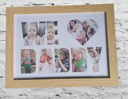 We Love Daddy Father's Day Frame