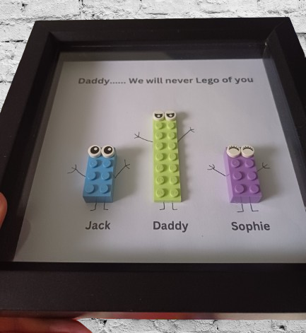 Fathers Day Lego Frame