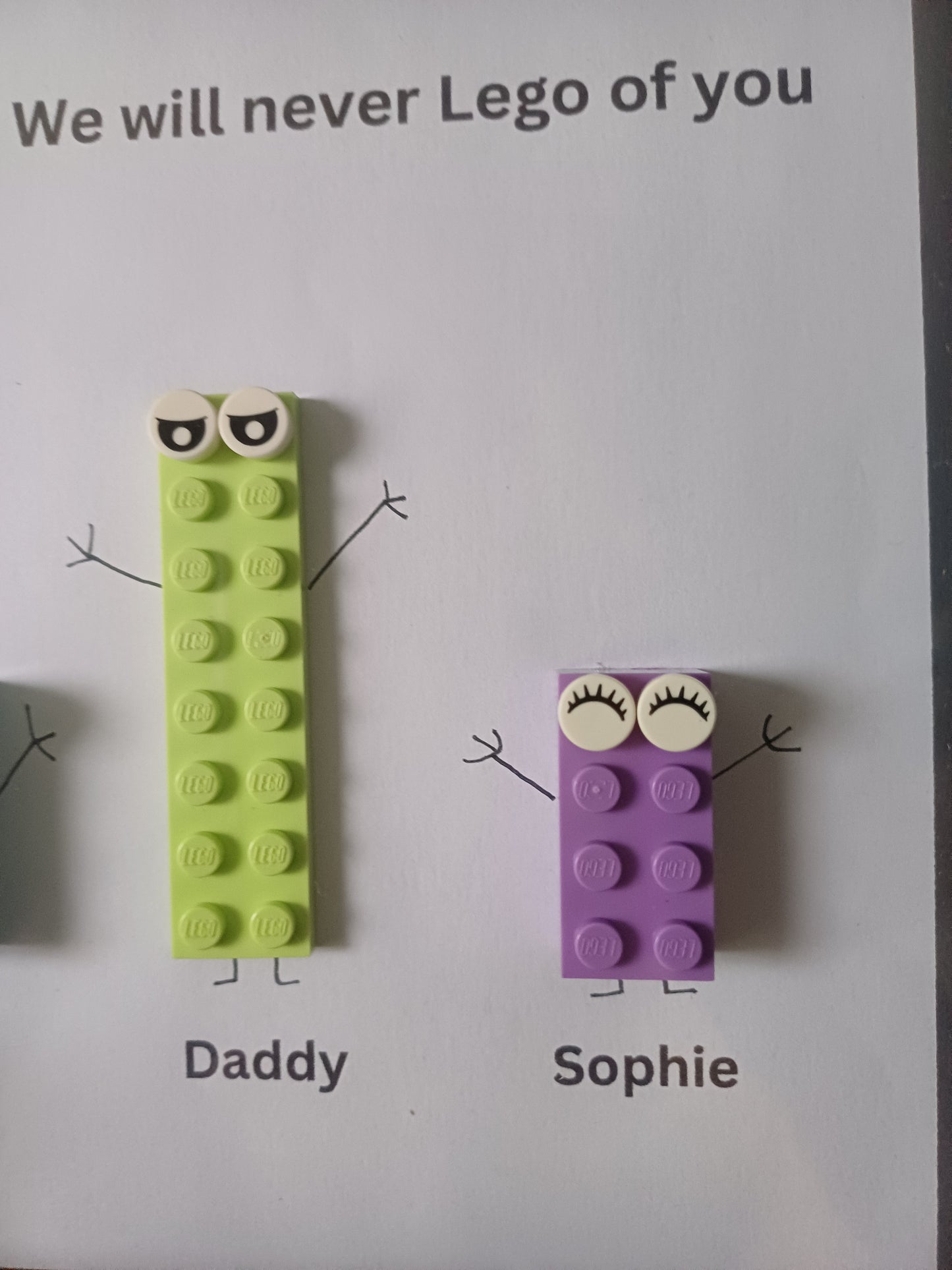 Fathers Day Lego Frame