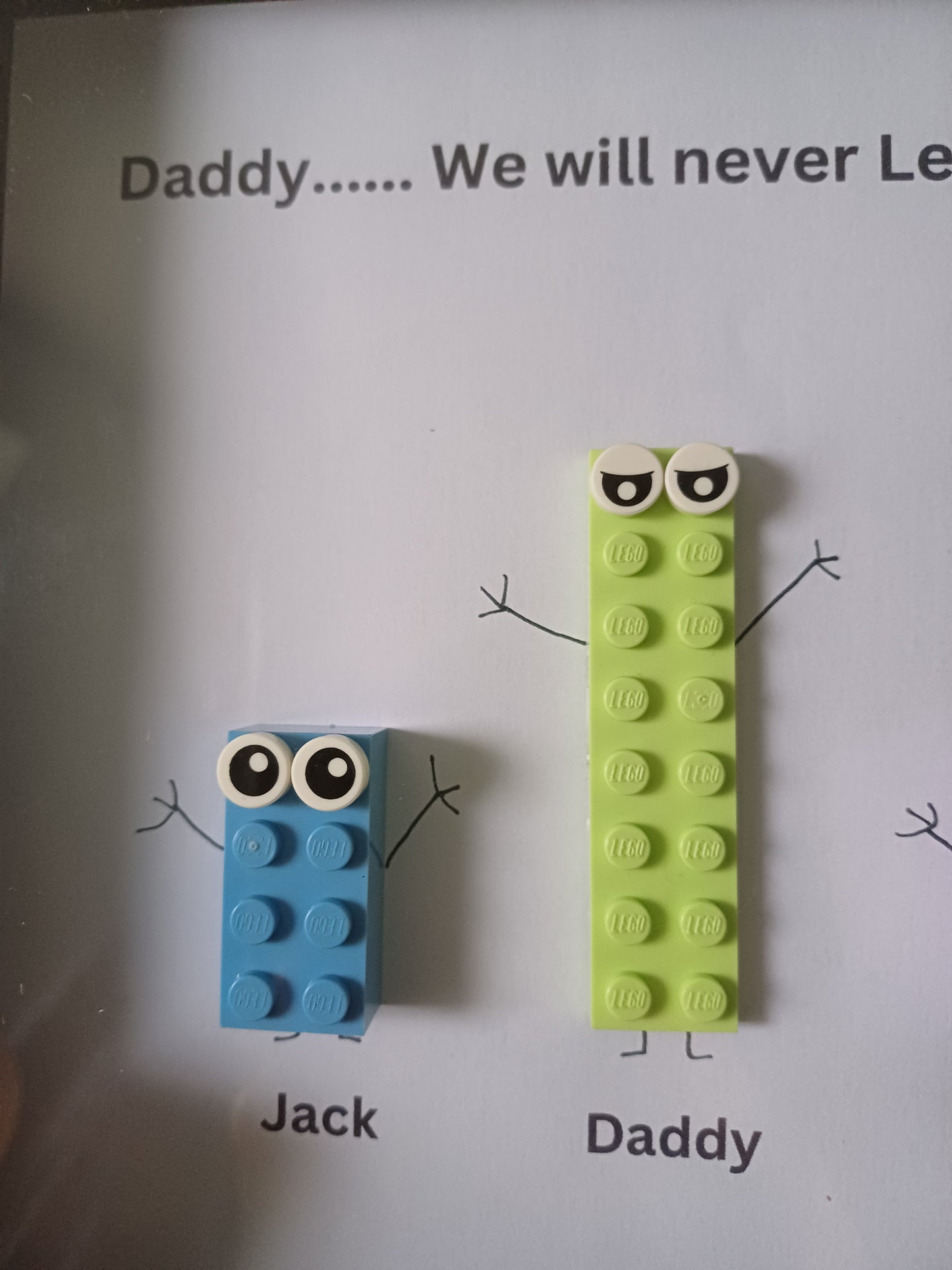 Fathers Day Lego Frame