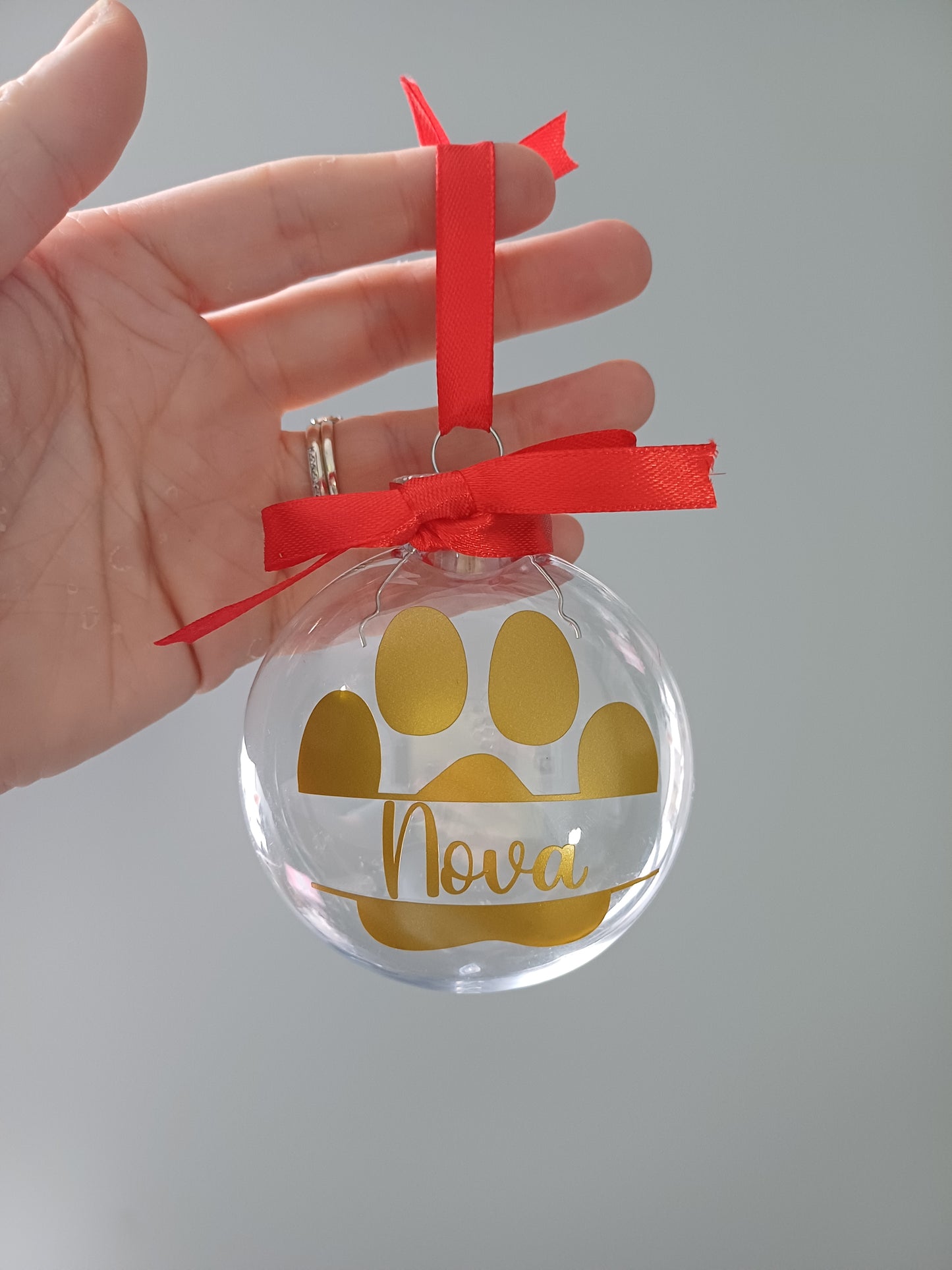 Pet Memorial Christmas Bauble