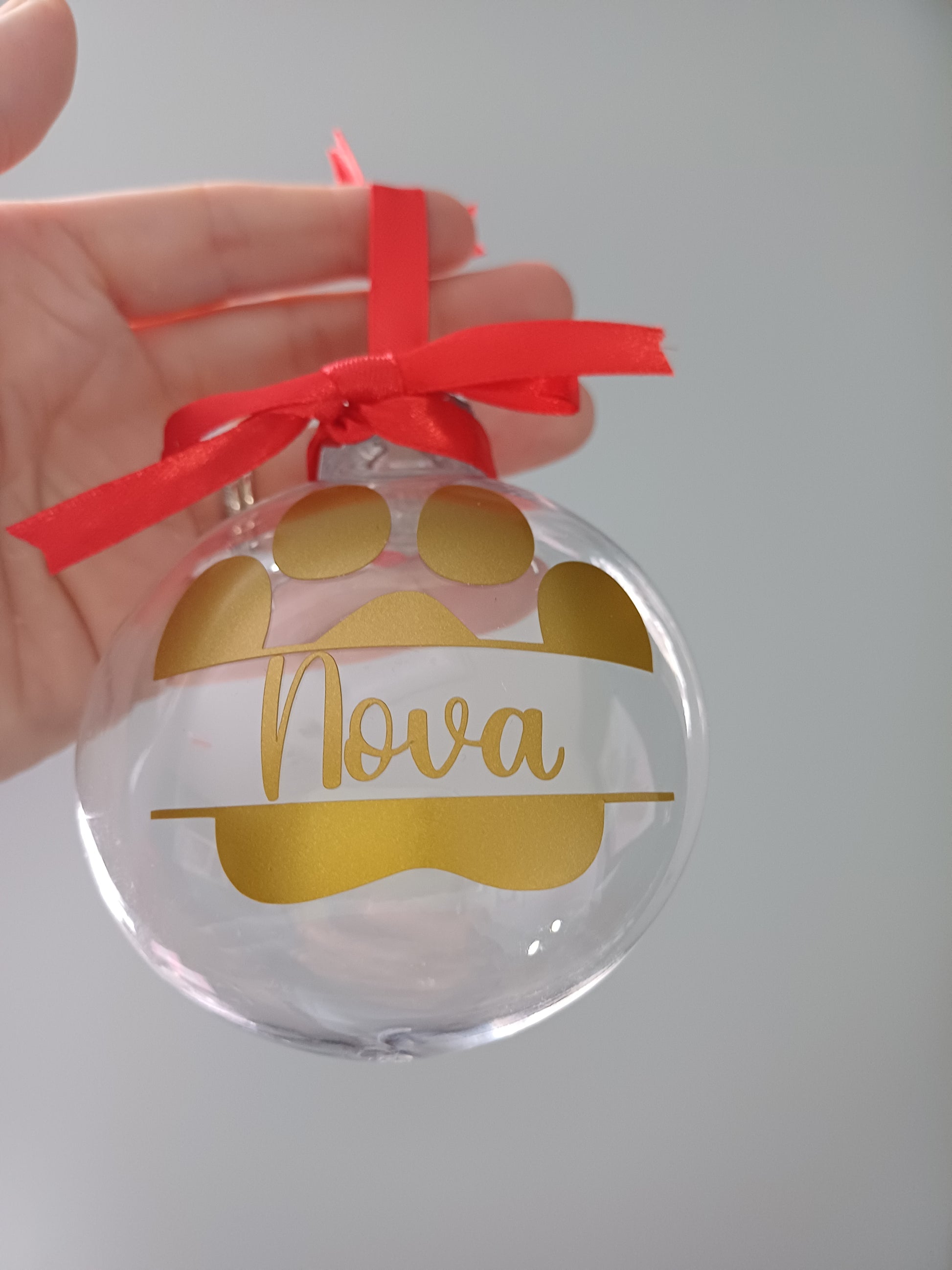 Pet Memorial Christmas Bauble