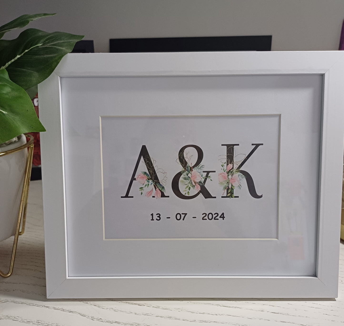 Custom Initials Frame