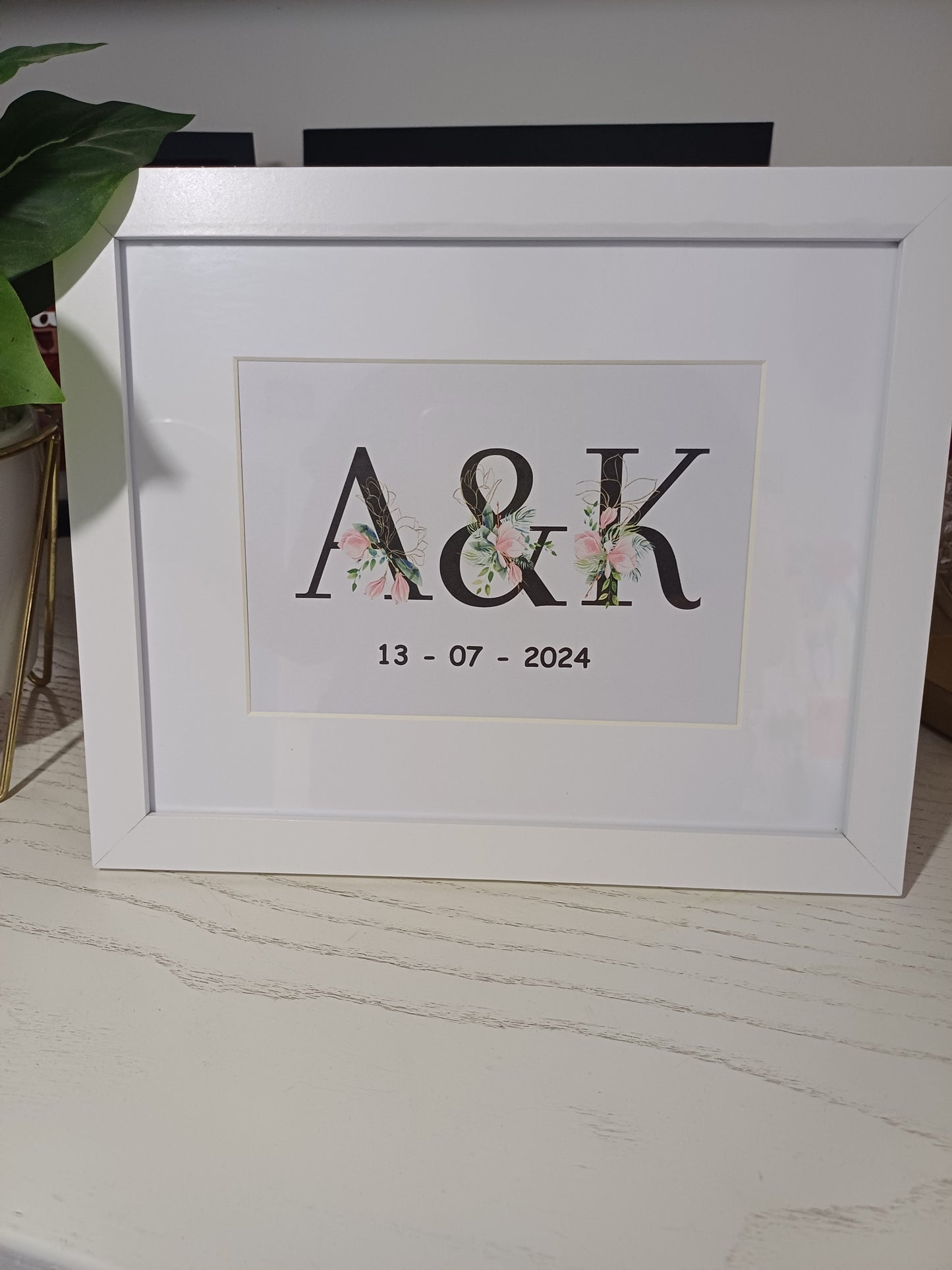 Custom Initials Frame