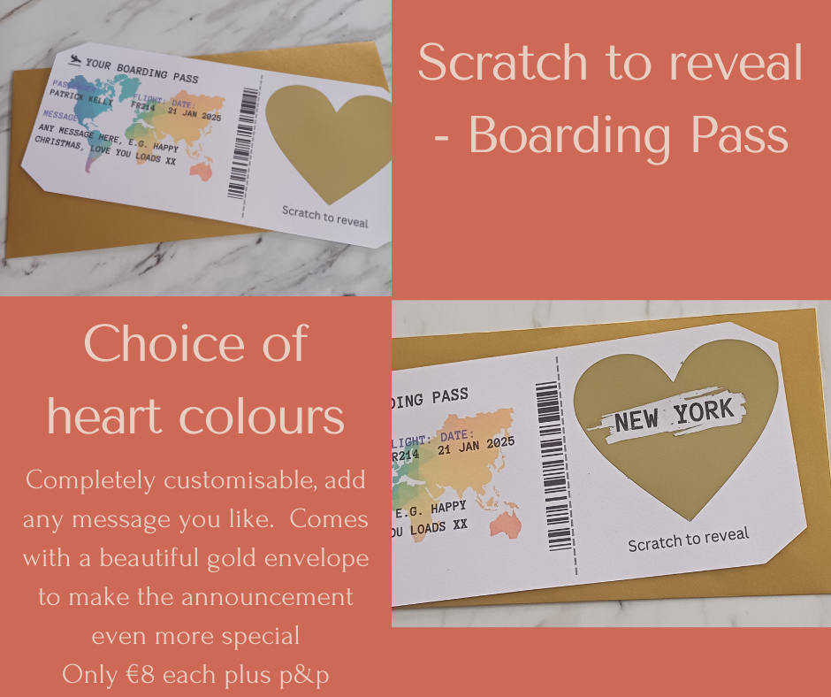 Boarding Pass - Scratch to Reveal