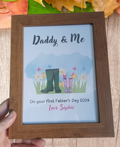 Fathers Day Wellies Print