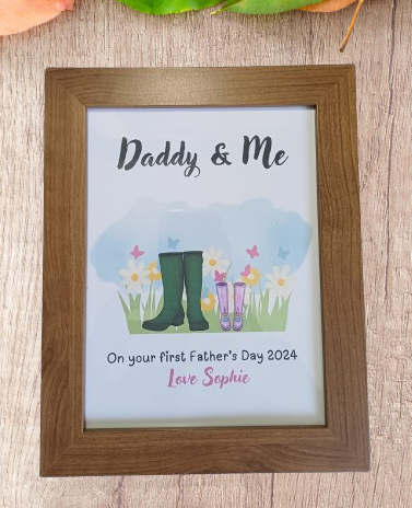 Father's Day Wellies Print